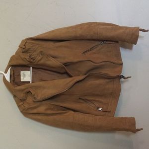 A&F faux suede jacket